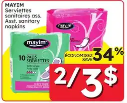 Rossy MAYIM Asst. sanitary napkins offer