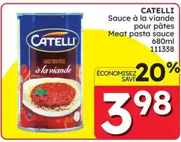 Rossy CATELLI Meat pasta sauce offer