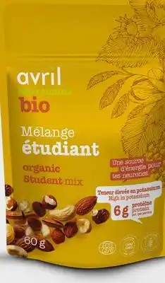 Avril mélange étudiant bio offer