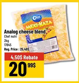 Mayrand Analog cheese blend Chef nu2tri offer