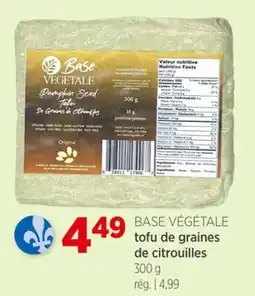 Avril tofu de graines de citrouilles offer