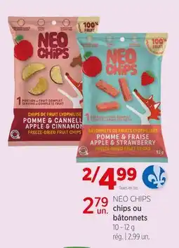 Avril Chips ou bâtonnets offer