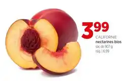 Avril nectarines bios offer