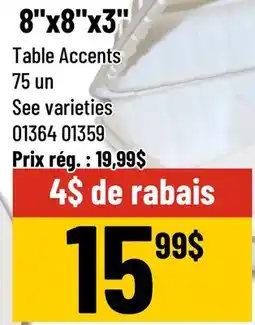 Mayrand Plastic take-out con 8x8x3 offer