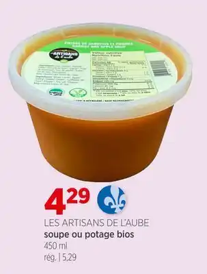 Avril Soupe ou potage bios offer
