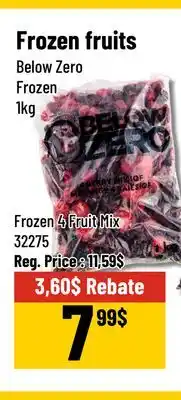 Mayrand Below Zero Frozen fruits offer