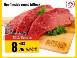 Mayrand Beef inside round bifteck offer