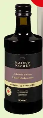 Avril MAISON ORPHÉE vinaigre balsamique bio offer