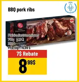 Mayrand Plaisirs Gastronomiques BBQ pork ribs offer