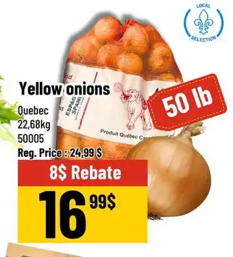 Mayrand Yellow onions offer