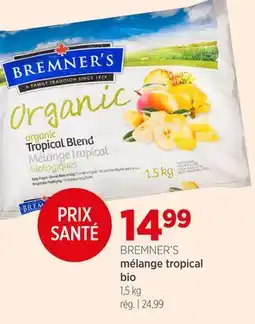 Avril BREMNER'S mélange tropical bio offer