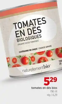 Avril tomates en dés bios offer