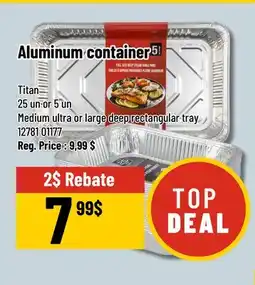 Mayrand Titan Aluminum container offer