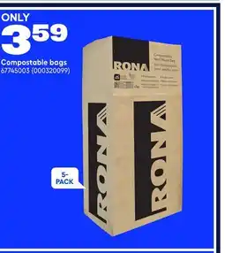 RONA RONA Compostable bags offer