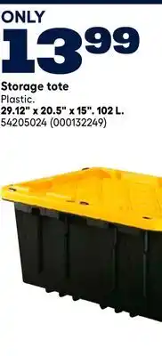 RONA Storage tote offer