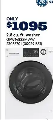 RONA GE APPLIANCES 2.8 cu. ft. washer offer