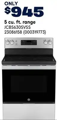 RONA GE 5 cu. ft. range offer