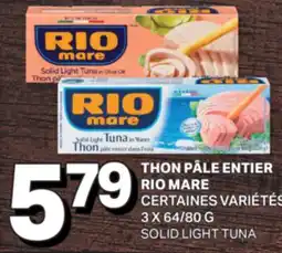 L'Intermarché THON PÂLE ENTIER, 3 X 64/80 G offer