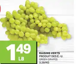 L'Intermarché RAISINS VERTS | GREEN GRAPES offer