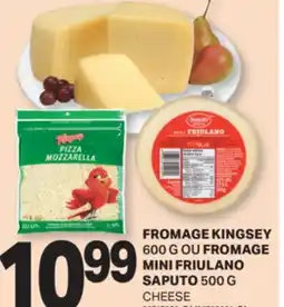 L'Intermarché FROMAGE KINGSEY, 600 G OU MINI FRIULANO, 500 G offer