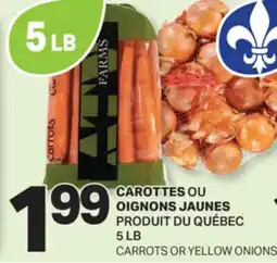 L'Intermarché CAROTTES OU OIGNONS JAUNES, 5 LB offer
