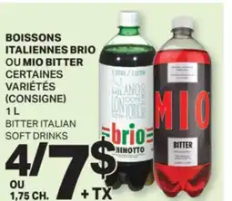 L'Intermarché BOISSONS ITALIENNES OU BITTER, 1 L offer