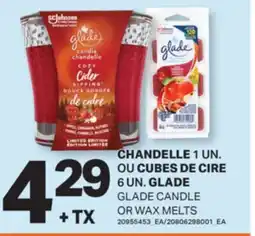 L'Intermarché CHANDELLE 1 UN. OU CUBES DE CIRE 6UN. | CANDLE OR WAX MELTS offer