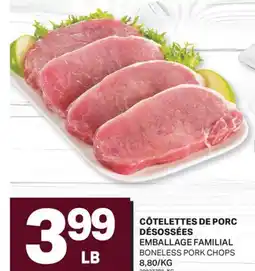 L'Intermarché CÔTELETTES DE PORC DÉSOSSÉES EMBALLAGE FAMILIAL offer