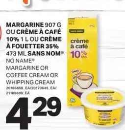 L'Intermarché MARGARINE, 907 G CRÈME À CAFÉ OU 10% 1 L OU CRÈME À FOUETTER 35% 473ML offer
