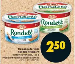 L'Intermarché FROMAGE À TARTINER RONDELÉ, 125 g offer