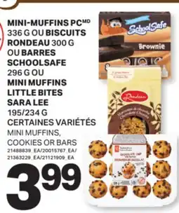 L'Intermarché MINI-MUFFINS, 336 G OU BISCUITS, 300 G OU BARRES, 296 G OU MINI MUFFINS, 195/234 G offer