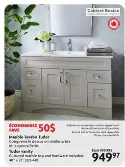 Home Hardware Meuble-lavabo Tudor offer