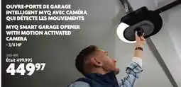 Home Hardware CHAMBERLAIN MYQ SMART GARAGE OPENER WITH MOTION ACTIVATED CAMERA offer