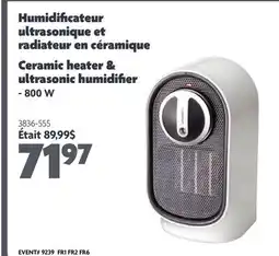 Home Hardware Ceramic heater & Ultrasonic humidifier offer
