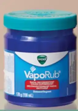 Walmart VapoRub de Vicks 190mL offer