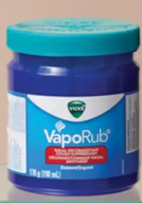 Walmart VapoRub de Vicks 190mL offer
