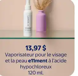 Walmart Vaporisateur pour le visage et la peau e11ment à l'acide hypochloreux offer