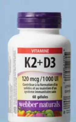 Walmart Webber Naturals Vitamine K2+D3 Magnesium offer
