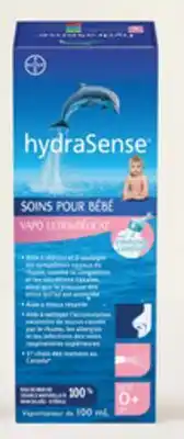 Walmart Soins quotidiens du nez à jet moyen ou soins pour bébé vapo ultra-délicat hydraSense offer