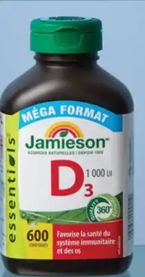 Walmart Vitamine D3 Jamieson de méga format offer