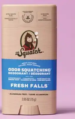 Walmart Déodorant Dr. Squatch offer