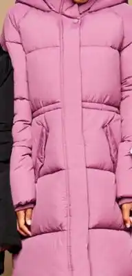 Walmart Veste matelassée longue George à capuchon pour enfants offer