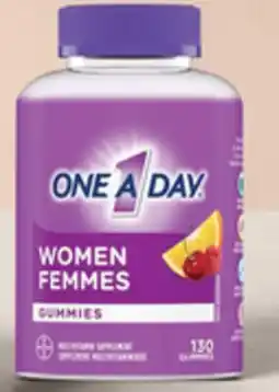 Walmart Multivitamines One A Day 130 gélifiées offer