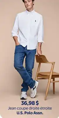 Walmart Jean coupe droite étroite U.S. Polo Assn offer
