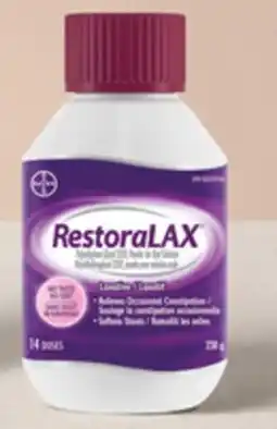 Walmart Laxatif RestoraLAX offer