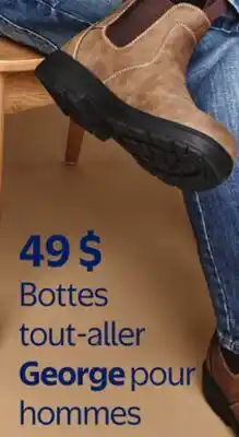 Walmart Bottes tout-aller George pou hommes offer