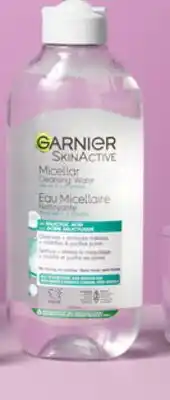 Walmart Eau micellaire nettoyante Skin Active 400 ml de Garnier offer