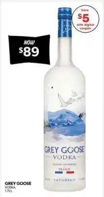 Real Canadian Liquorstore Grey Goose Vodka offer