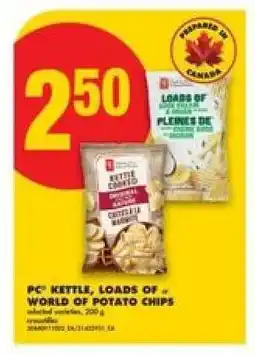 No Frills PC Kettle, Loads of World of Potato Chips offer