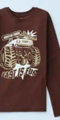 Walmart Kids' long-sleeved graphic tee offer